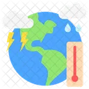 Changement climatique  Icône