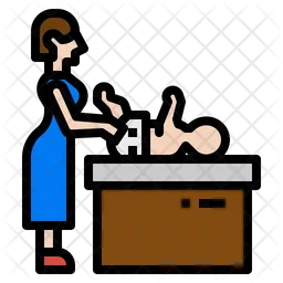 Diaper changer  Icon