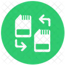 Changer de carte SIM  Icône