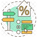 Mortgage Refinance Finance Icon