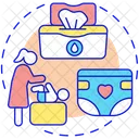Changing nappy  Icon