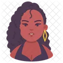 Femme Avatar Chanteuse Icône