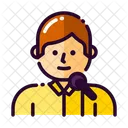 Chanteur Icône