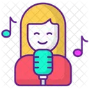 Chanteur  Icône