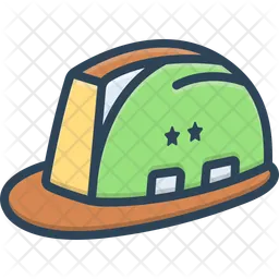 Chapeau de chantier  Icône