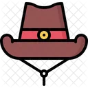 Cowboy Chapeau Coiffe Icon