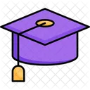 Chapeau de remise de diplôme  Icône