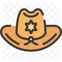 Chapeau De Sherif Police Loi Icon