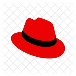 Chapeau rouge Logo Icône