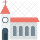 예배당 기독교인 건물 아이콘