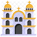교회 예배당 건축 기독교 건물 아이콘