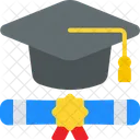 Chapéu de graduação  Ícone