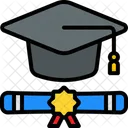 Chapéu de graduação  Ícone