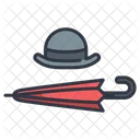 Chapeu E Guarda Chuva Chapeu E Guarda Chuva Chapeu Icon