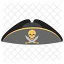 Chapeu De Pirata Bone Capacete De Pirata Icon