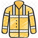 Chaqueta De Alta Visibilidad Abrigo Vigilancia Icon