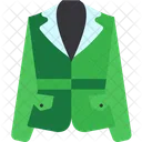 Chaqueta hombre verde  Icono