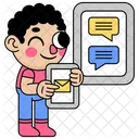 Phone Chat Message Icon