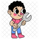 Wrench Repair Tool Icon