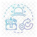 Return Hero Journey Story Icon
