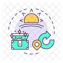 Return Hero Journey Story Icon