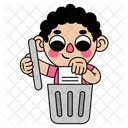 Garbage Trash Bin Icon