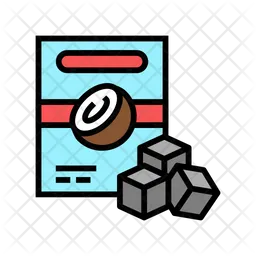 Charcoal Cubes  Icon
