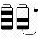 Chargement De La Batterie Batterie Chargement Icône