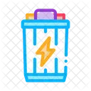 Battery Charge Lightning Icon