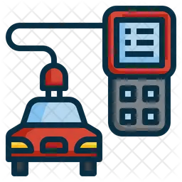 Charge Car Battery  Icon