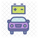 Energy Battery Car Icon