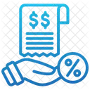 Charge Slip Tax Finance Icon