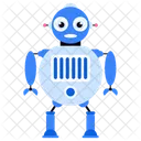 Charged Robot Bionic Man Humanoid Icon