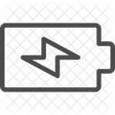 Batterie Chargement Flash Icône
