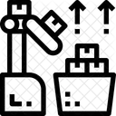Chargeur Dechargement Colis Icône