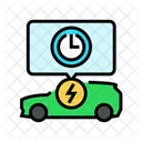 Charging Time Electric Icon