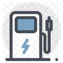 Charging Electromobile Service Icon