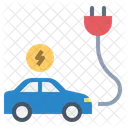 Charging Ev Car Icon