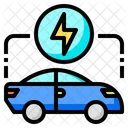 Charging Electric Ev Icon