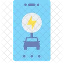 Charging App Electric Car Charging Charging Electric Car Icon