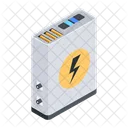 Power Bank Charging Bank Portable Battery Icon