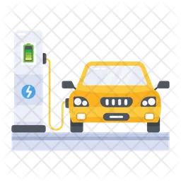 Charging Car  Icon