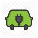 Charging Car Electric Vehicle Electric Car Icon