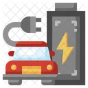 Charging Car Electric Car Electric Vehicle Icon