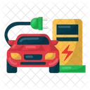 Charging Infrastructure Flat Icon