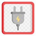 Charging Station Electric Car Transportation Icon