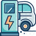 Charging Station Electric Car Ecology Icon