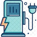 Charging Station Electric Car Ecology Icon