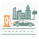 Charging Station Road Street Icon