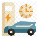 Time Charger Station Icon